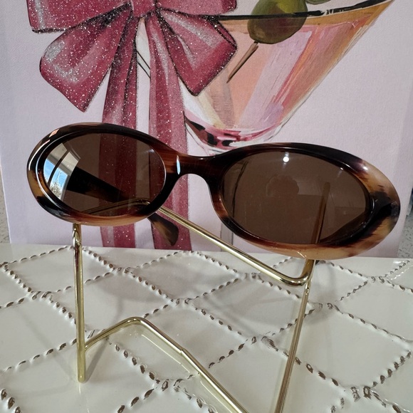 🤎Gucci Sunglasses Brown GG2420/S 3CX 52/19 Oval type With Side logo - Picture 4 of 17